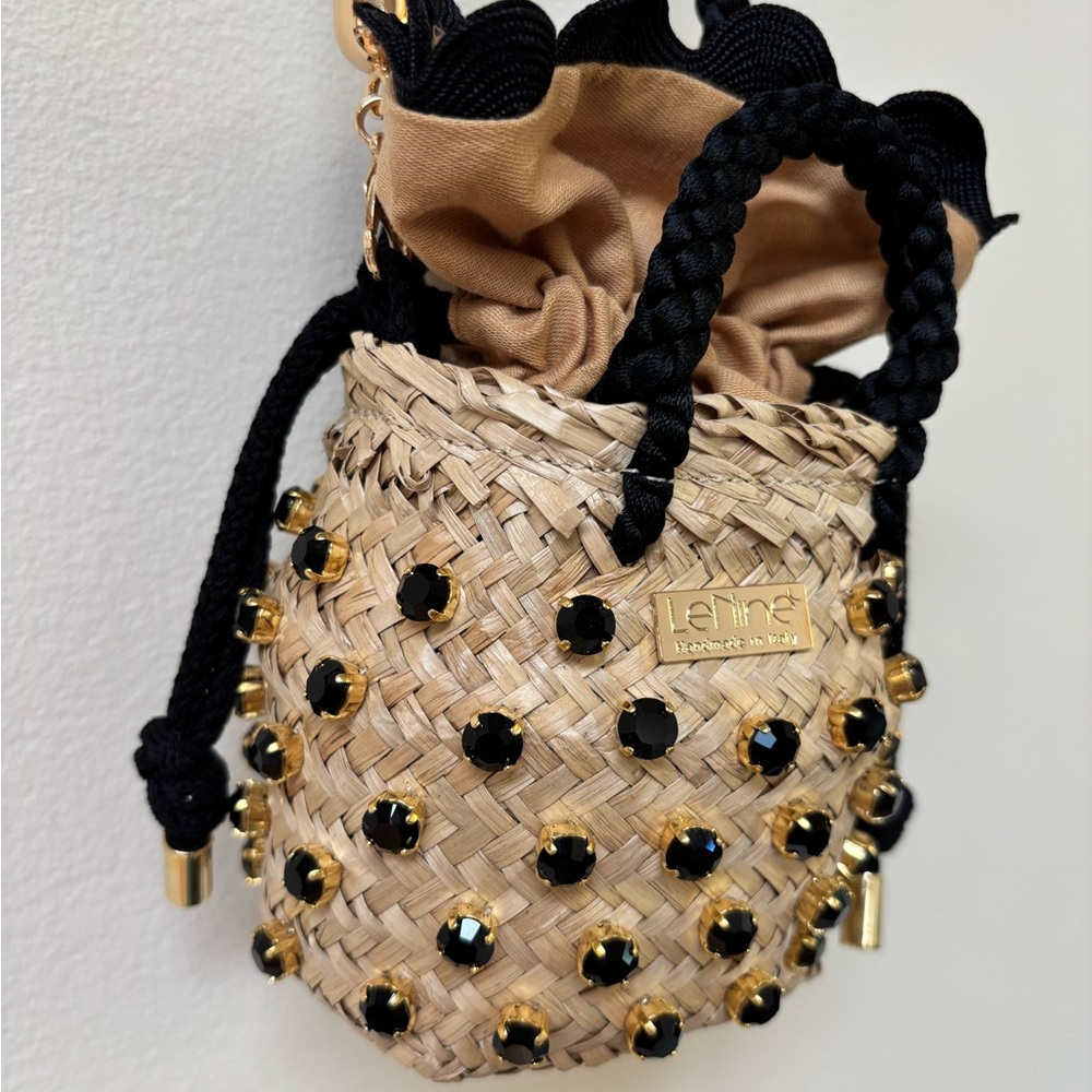 Lenin Tiny Double Bag. Mini Basket Bag. Evening B… - image 3